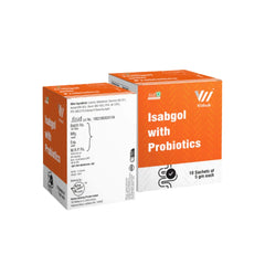 Vithub Probiotic Isabgol sachets box front view