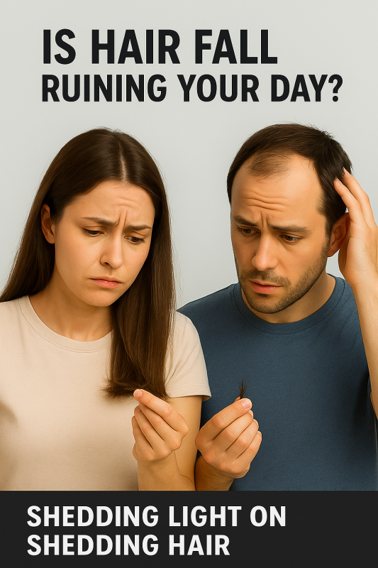 Shedding Light on Shedding Hair: Unraveling the Major Causes of Hair Fall in Men and Women